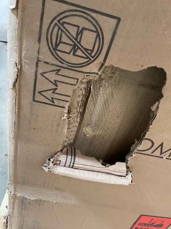 Photo 1 of **SCRAPE DAMAGE**Signature Design by Ashley Cielden Coastal 6-Drawer Dresser, Bronze-Tone Knobs, Safety Stop, Textured Cane Details, 62.01" W x 19.65" D x 35.67" H, Light Brown