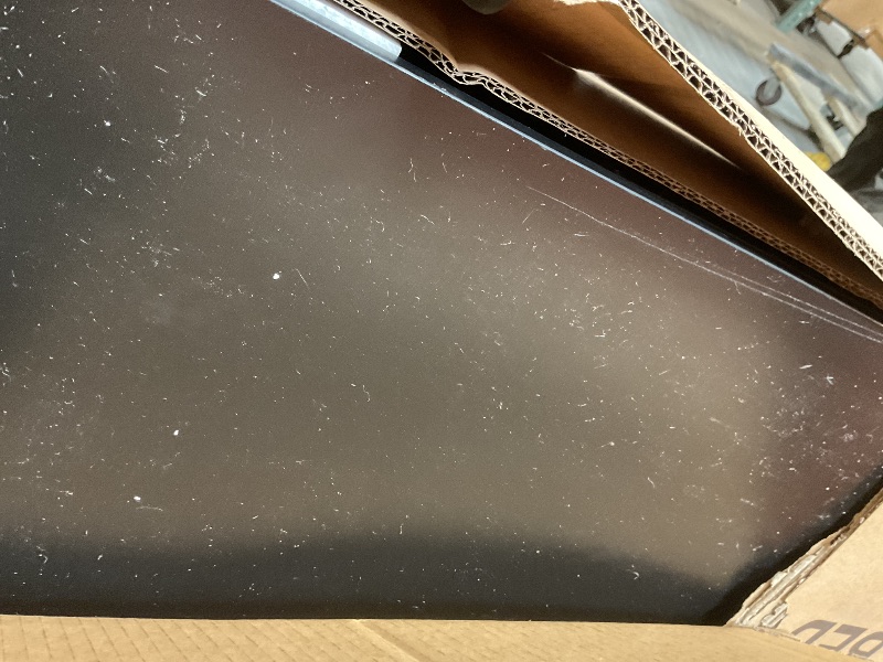 Photo 1 of ****SELLING AS PARTIAL SET. ONE BOX OF TWO**GarveeHome Loft Bunk Bed with L-Shaped Desk, Twin Loft Bed with Desk Underneath, Metal Bunk Beds with High Guardrail and Ladder for Kids/Teens/Adults, Easy Assembly, Vintage Black