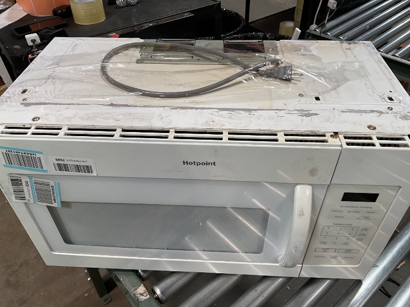 Photo 1 of *** STOCK PHOTO ONLY*** USED/MAJOR DAMAGE/USE POSSIBLY FOR PARTS ONLY*** HOT POINT MICROWAVE