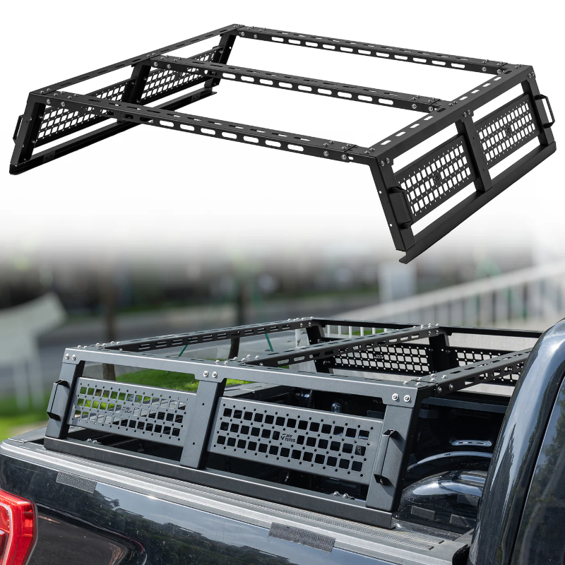 Photo 1 of **MISSING PIECES** Full Size Truck Bed Rack for F150, Adjustable No-Drill Bed Rack