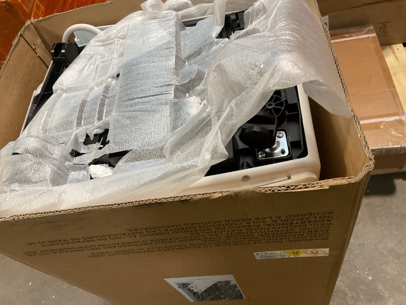 Photo 1 of **DIRT FROM TRANSPORT **Amazon Basics 3-In-1 Portable Air Conditioner with Remote, Timer, Sleep Mode, Auto Swing, Dehumidifier, 10000 BTU (ASHRAE)/6000 BTU (SACC), Cools Bedroom Up to 450 Sqf, White