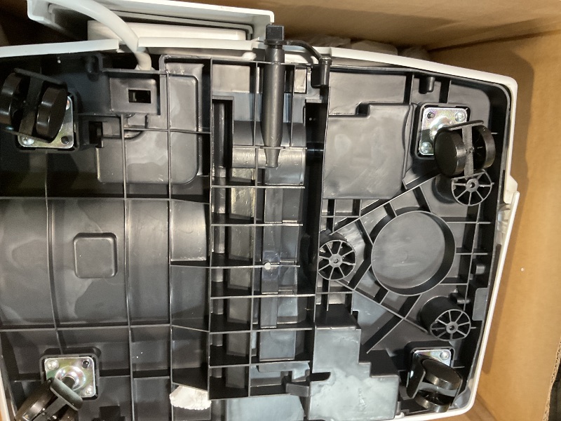 Photo 1 of **DIRT FROM TRANSPORT **Amazon Basics 3-In-1 Portable Air Conditioner with Remote, Timer, Sleep Mode, Auto Swing, Dehumidifier, 10000 BTU (ASHRAE)/6000 BTU (SACC), Cools Bedroom Up to 450 Sqf, White