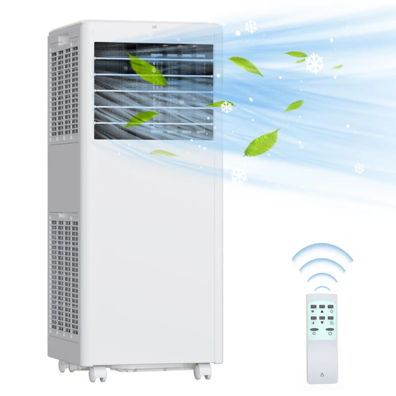 Photo 1 of **FRAME DAMAGE**Garvee Portable Air Conditioner, 8,000 BTU Air Conditioner Cools up to 350 Sq.ft, Portable AC Built-in Cool with Dehumidifier and Fan Modes, Remote Control and Installation Kits, White