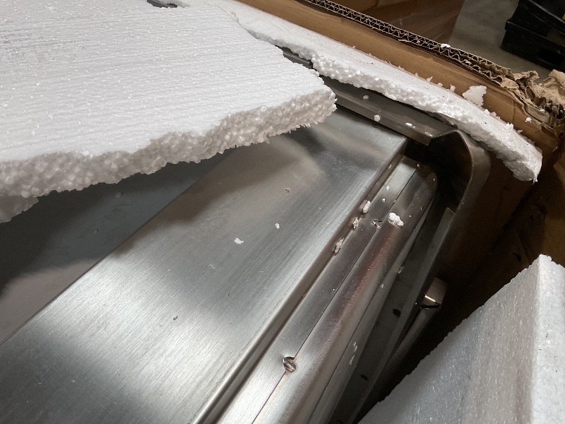 Photo 1 of **DENT**Garvee 50" Pet Dog Grooming Tub with Removable Ramp, Professional Stainless Steel Dog Washing Station, for Large, Medium, Small Pets, Washing Pets for Home Right Door