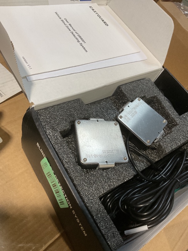 Photo 1 of **NON FUNCTIONAL** EASYGUARD EBS001 car Blind spot Monitor System Area Detection System Blind spot sensors for Cars Blind spot Alert 24Ghz DC12V