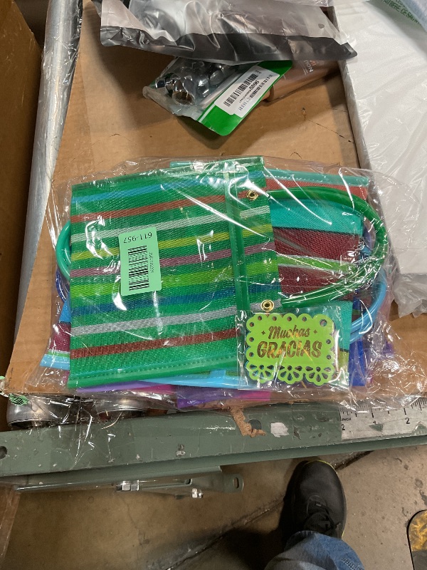 Photo 1 of 12 Mini Mercado Bags For Fiesta Mexicana Party Favor Treat Goodie Candy Goody Gift - Mexican Mesh Market Tote Bag - Bolsas Bolsitas Para Dulces - Dulceros Morrales Morralitos Mexicanos - Mercadito Bag