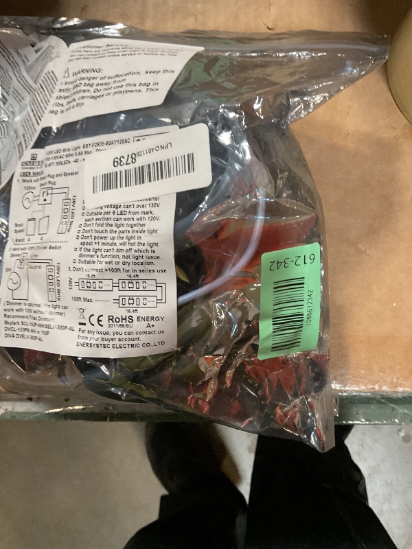 Photo 1 of 120V Dimmable LED Strip Light 2000K Amber Yellow Color,Dimming by Wall Dimmer Switch, Very Bright LED String, No Need Driver Converter,100ft Extension, IP65, Flexible LED Tape Light Under Cabinet