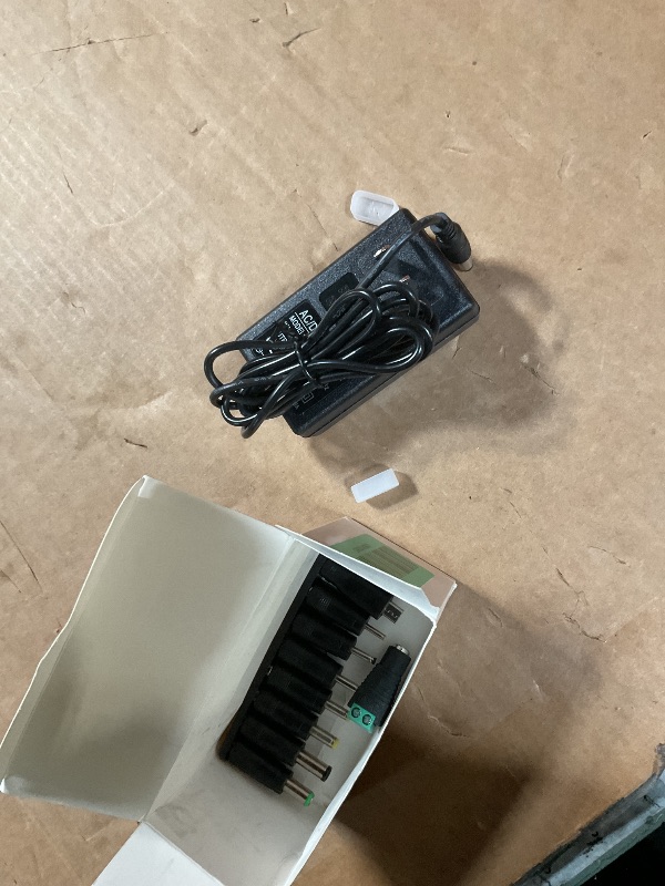 Photo 1 of 12V 2A Power Supply AC DC Adapter with 10 Tips, Universal DC in 12 Volt 2 Amp Power Cord, Converter Transformer 100-240v, 50/60HZ, 5.5x2.5mm DC Output Jack