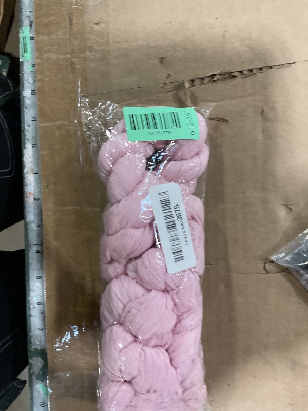 Photo 1 of 2 Pack 120 Inch Pink Cheesecloth Table Runner Boho Rustic Gauze Sheer Romantic 10 FT Long Cheese Cloth Table Runner for Bridal Baby Shower Wedding Party Birthday Holiday Home Easter Decor