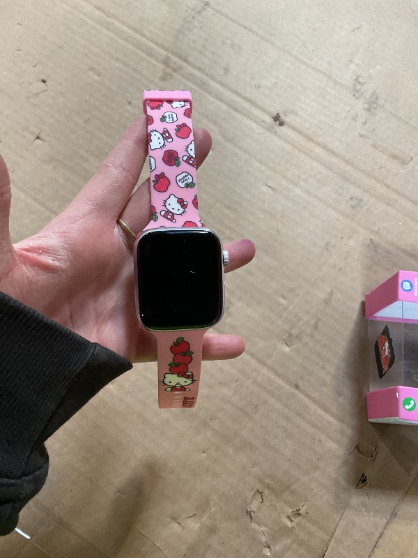 Photo 1 of **MISSING CHARGER/WATCH SCREEN IS LOOSE *** Hello Kitty Smart Watch for Girls by Accutime with Interactive Touchscreen, Bluetooth, Camera, Music, Fitness & Activity Tracking - Durable & Stylish (Model: HK4208)