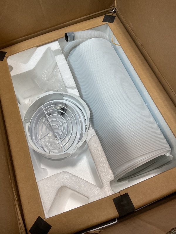 Photo 1 of *** DEFECTIVE CAN BE SOLD FOR PARTS*** AIRO COMFORT Portable Air Conditioner 12000 BTU for Room 550 sq. ft, Floor Standing AC Unit with Remote Control & DYI Installation Kit