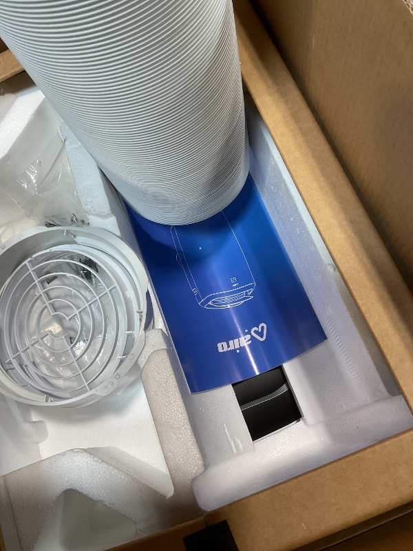 Photo 1 of *** DEFECTIVE CAN BE SOLD FOR PARTS*** AIRO COMFORT Portable Air Conditioner 12000 BTU for Room 550 sq. ft, Floor Standing AC Unit with Remote Control & DYI Installation Kit