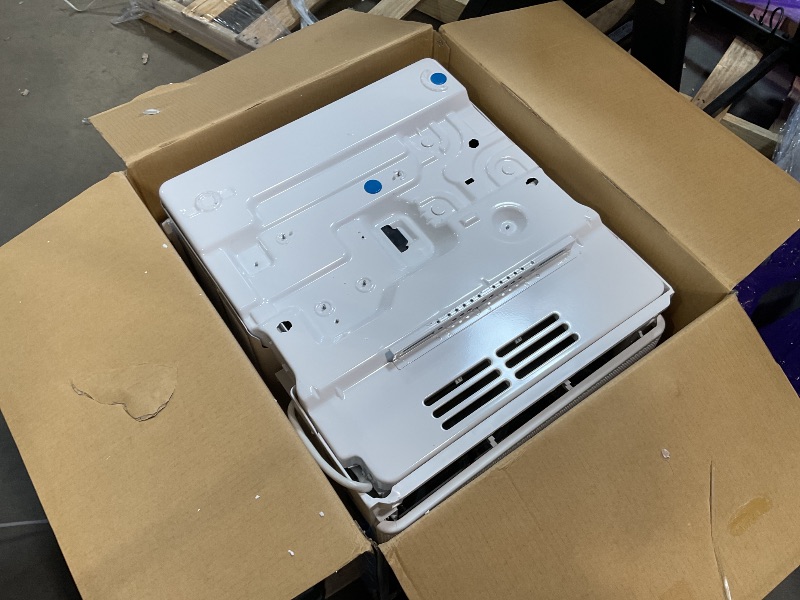 Photo 1 of ***FOR PARTS ONLY/ DAMAGED & MISSING ASSEMBLY PIECES*** Midea 8,000 BTU U Shaped Smart Inverter Window Air Conditioner - Cools 350 Sq Ft, Ultra Quiet with Open Window Flexibility - Alexa/Google Assistant Compatible - 37% Energy Savings, Remote (Updated)