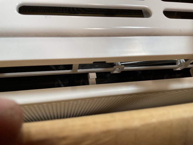 Photo 1 of ***FOR PARTS ONLY/ DAMAGED & MISSING ASSEMBLY PIECES*** Midea 8,000 BTU U Shaped Smart Inverter Window Air Conditioner - Cools 350 Sq Ft, Ultra Quiet with Open Window Flexibility - Alexa/Google Assistant Compatible - 37% Energy Savings, Remote (Updated)