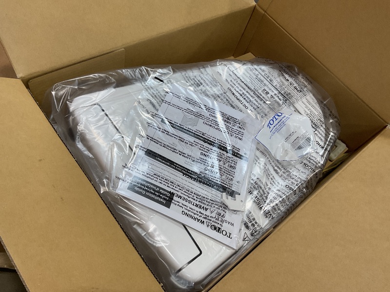 Photo 1 of ***toilet seat only, partial ser
TOTO® WASHLET®+ Aquia IV® Cube Two-Piece Elongated Dual Flush 1.28 and 0.9 GPF Toilet with S5 Bidet Seat, Cotton White - MW4363446CEMFGN#01
