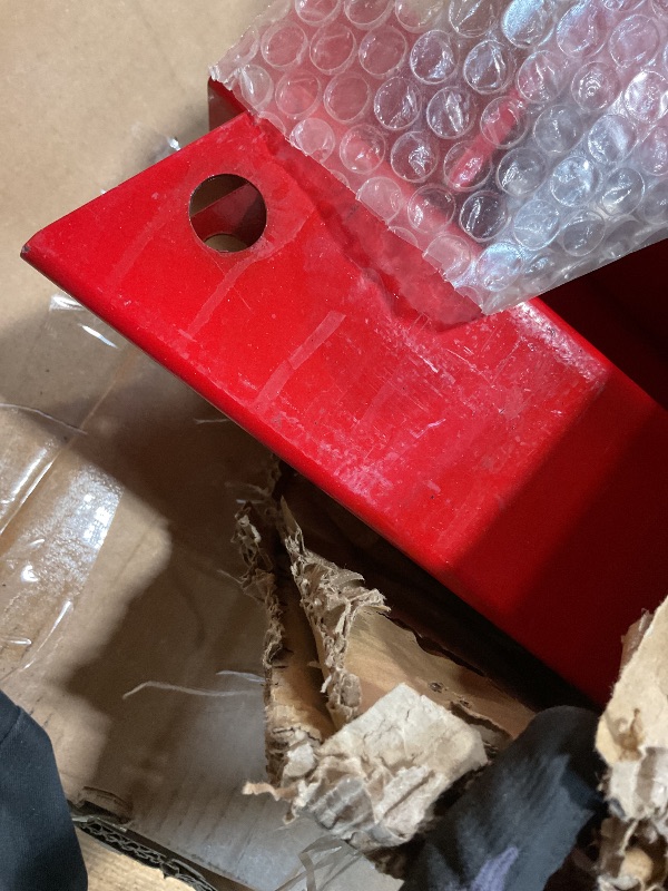 Photo 1 of **SCRAPES/DIRT**2 Ton Folding Hydraulic Engine Hoist, Folding Engine Shop Crane Hoist Lift, Heavy Cherry Picker with 6 Wheels for Garage, Workshop,Cherry