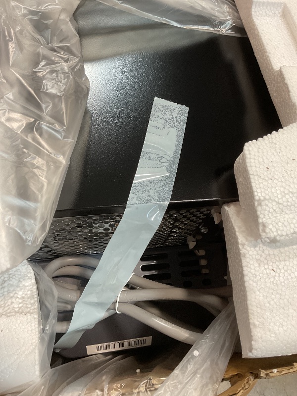 Photo 1 of *** BAKE & FRY FUNCTION IS NON-FUNCTIONAL/ RECOMENEDED FOR PARTS ONLY*** Toshiba Air Fryer Combo 4-in-1 Countertop Microwave Oven, Smart Sensor, Convection, Mute Function, Position Memory 13.6" Turntable, 1.5 Cu Ft, 1000W, Silver, ML-EC42P(SS)