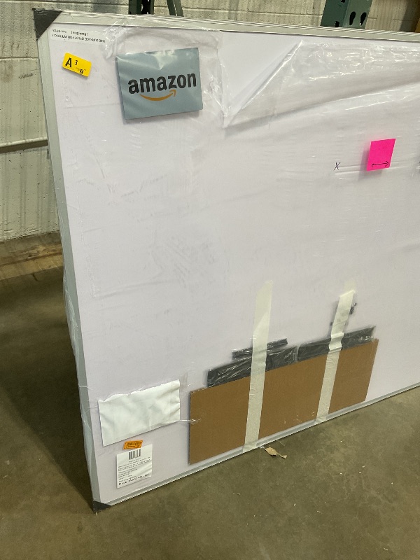 Photo 1 of **DENTS, SCRATCHES AND CRACKING**VIZ-PRO Dry Erase Board/Magnetic Whiteboard, 60 x 48 Inches, Large Wall Mounted Board for School Office and Home 5' x 4'