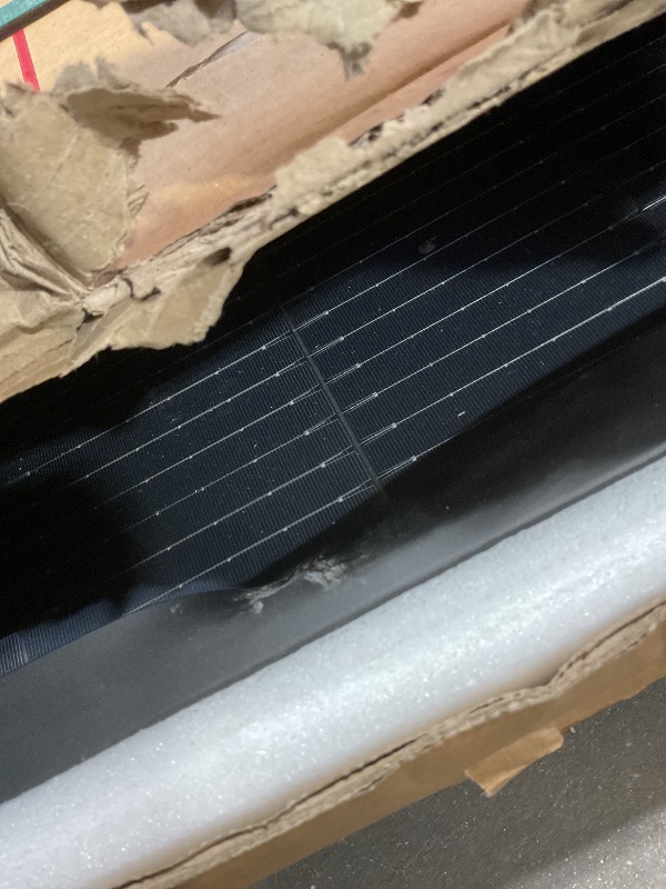 Photo 1 of **DENT AND SCRAPES ON FRAME**EPOCH 400W Bifacial Solar Panels,N-Type Class A 12/24 Volt Monocrystalline Solar Panel, High-Efficiency Waterproof Solar Module for RV Camping, Boat, Marine,Off-Grid