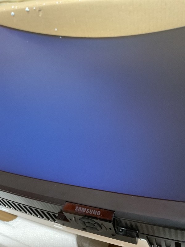 Photo 1 of *NO DISPLAY. SELLING FOR PARTS**Samsung 57" Odyssey Neo G9 (G95NC) Series Dual 4K UHD 1000R Curved Gaming Monitor, 240Hz, 1ms with DisplayPort 2.1, Quantum Mini-LED, DisplayHDR 1000, AMD FreeSync Premium Pro, LS57CG952NNXZA