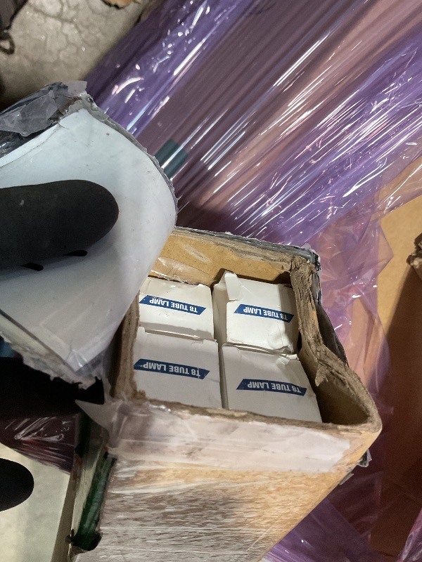 Photo 1 of **1 HAS HEAVY DAMAGE. THE REST UNTESTED**LED Bulbs 8 Foot, 2 Pin, 45W 6000K, T8 LED Tube Lights, R17D HO Rotatable 8' Shop Lights, Frosted Cover, Dual-Ended Power, Ballast Removed, 8FT LED Bulbs to Replace Fluorescent Lamp(4Pack)