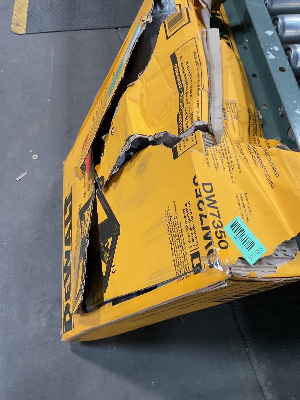 Photo 1 of **SELLING FOR PARTS AS PARTIAL SET**DEWALT Planer Stand with Integrated Mobile Base, 24” x 22” x 30” (DW7350)