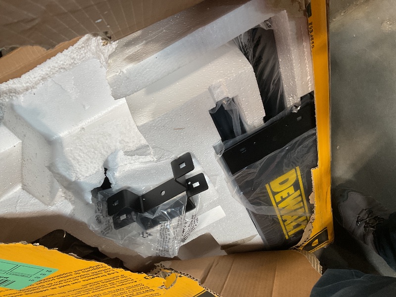 Photo 1 of **SELLING FOR PARTS AS PARTIAL SET**DEWALT Planer Stand with Integrated Mobile Base, 24” x 22” x 30” (DW7350)