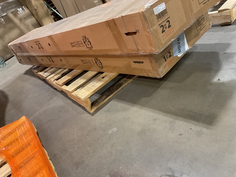 Photo 1 of **MINOR SCRAPE DAMAGE TO CORNER**Backyard Discovery Beaumont 12' x 10' Traditional Cedar Wood Pergola Kit with Trellis Roof, All-Season Durability, High-Wind Rating, PowerPort, Shade for Outdoor Patio, Deck, Garden, and Entertaining