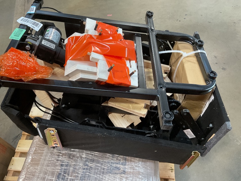 Photo 1 of **SELLING FOR PARTS**DUMOS Power Lift Recliner Chair with Vibration Massage and Heat for Elderly, Ergonomic Overstuffed Breathable Fabric Reclining Chair with 3 Pockets, Remote Control, Living Room, Bedroom, Grey