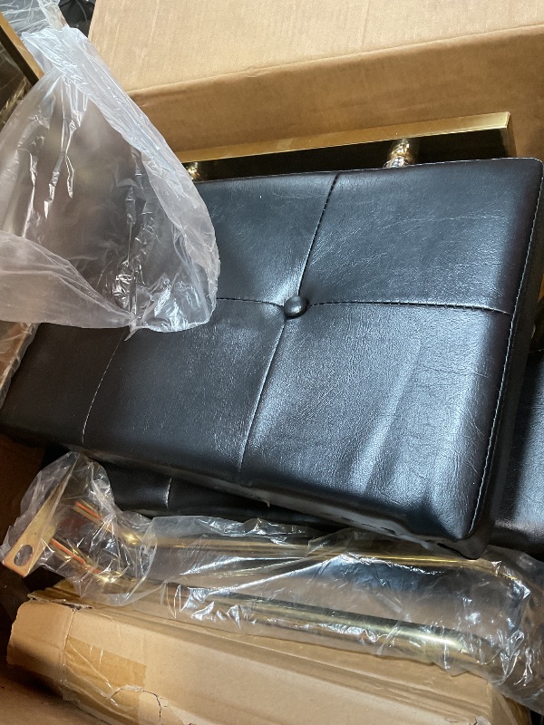 Photo 1 of **SCRATCHES**Barber Salon Chair for Hair Stylist,Artist Hand 360° Swivel Hydraulic Pump Beauty Salon Tattoo Adjustable Equipment,Hairstylist Heavy Duty Chair for Women Man Home Barbershop(Black Gold)