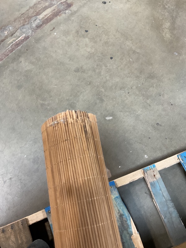 Photo 1 of **DIRT. SCRAPES. MISSING HARDWARE**Bamboo Blinds for Interior Windows, Easy to Install Bamboo Shades for Indoor Windows, Custom Roller Shades for Indoor Window and Outdoor Patio, 60" W x 48" H