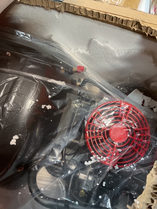Photo 1 of **SCRAPE DAMAGE**Nessxa 14 Gallon Ultra Quiet Air Compressor with 2 Quick Couplers 2HP 8.75 CFM, Max 115 PSI Pressure Oil-Free Air Compressor Tank, 70dB Quiet Compressor for Auto Repair, Tire Inflation 110V/60hz