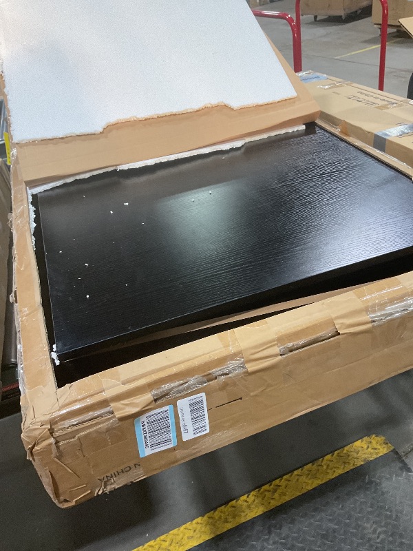 Photo 1 of *** MISSING ASSEMBLY PIECES ***Feonase 7-Piece Dining Table Set with 6 Stools, 63" Large Extendable Kitchen Table Set for 4-8, Mid-Century Dining Room Table with Heavy-Duty Frame, Easy Assembly, Black