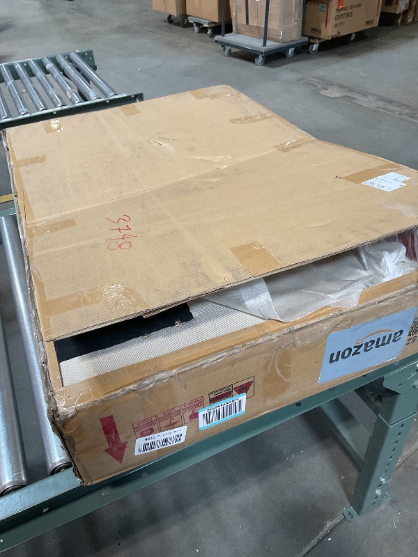Photo 1 of *** BOX 1 OF 2/ PARTIAL SET MISSING ASSEMBLY PIECES*** Ball & Cast Twin XL Size Daybed with Storage Drawers and LED Light, Extendable Linen Upholstered Day Bed Frame with Channel Tufted Backrest,Twin XL to King Trundle Bed,No Box Spring Needed, Beige