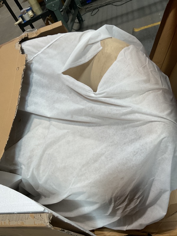 Photo 1 of ***DAMAGED BOTTOM*** Meridian Furniture 44044Beige-S Emery Collection Modern | Contemporary Sofa with Ultra Luxe Beige 460 GSM Velvet, Solid Eucalyptus Wood Inner Frame, 95" W x 45.5" D x 31" H, Beige