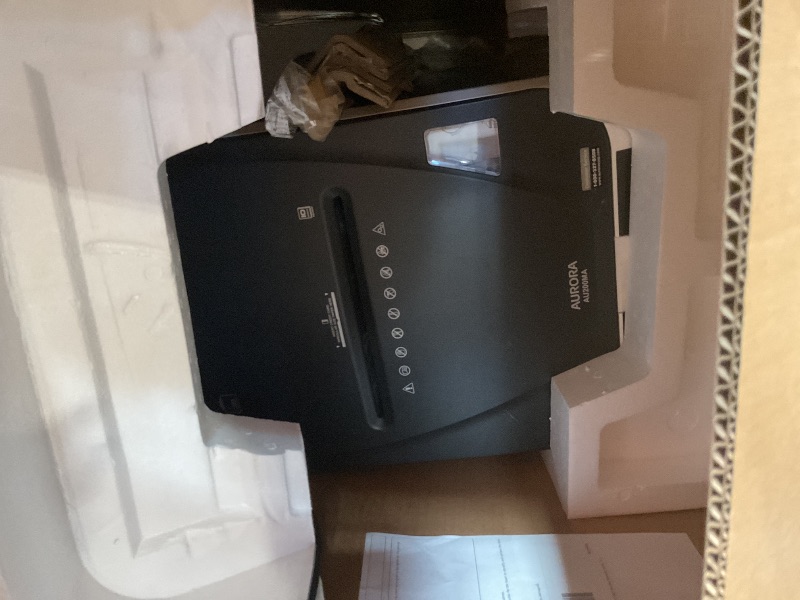 Photo 1 of ***NO POWER INDICATER*** Aurora Commercial Grade 400-Sheet Auto Feed High-Security Micro-Cut Paper Shredder/ 240 Minutes/Security Level P-5