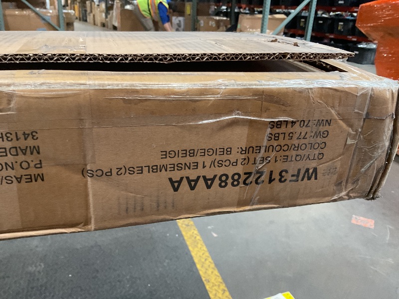 Photo 1 of ***missing box 1 of 2*** Merax Full Size Upholstered Daybed with Light and Trundle, Beige Teddy Fleece Sofa Bed Modern Wooden Platform Bed Frame for Bedroom, Living Room, Guest Room, Apartment