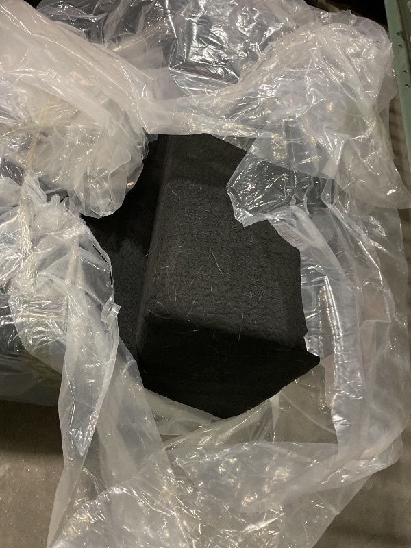 Photo 1 of **SELLING AS PARTIAL SET. DIRT**108" Cloud Modular Sectional Couch with L-Shape Chaise, Modern Sectional Sofa with Deep Seat Couch, Ultra Soft Knit Fabric Couches for Living Room, No Assembly Required, Left Facing Chaise (Black)