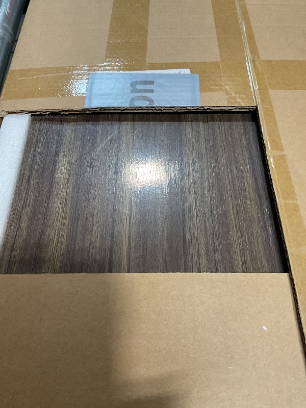 Photo 1 of ***MINOR SCRATCHES*** Giklux 6 PCS Wire Rack Covers for Pantry Wood Grain, 30''W * 16''D (Ready to Use) Faux Wood Shelf Covers for Wire Shelving, Rustic Closet Shelves Covering Toppers - Bathroom, Kitchen, Garage (Dark)