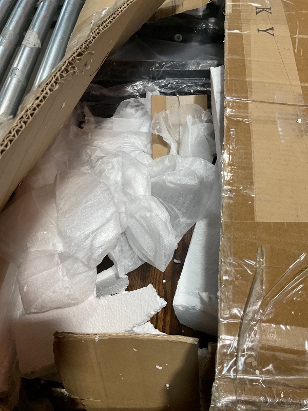 Photo 1 of *** PHOTO FOR REFERENCE ONLY*** COMPUTER DESK, INDUSTRIAL RUSTIC BROWN