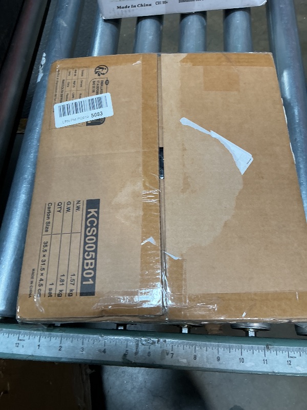 Photo 1 of **MISSING ASSEMBLY SCREWS** SONGMICS Spice Racks, Set of 2 Metal Cabinet Shelf Organizers, Countertop Organizers, Shelf Risers, Stackable, Expandable, Ink Black UKCS005B01