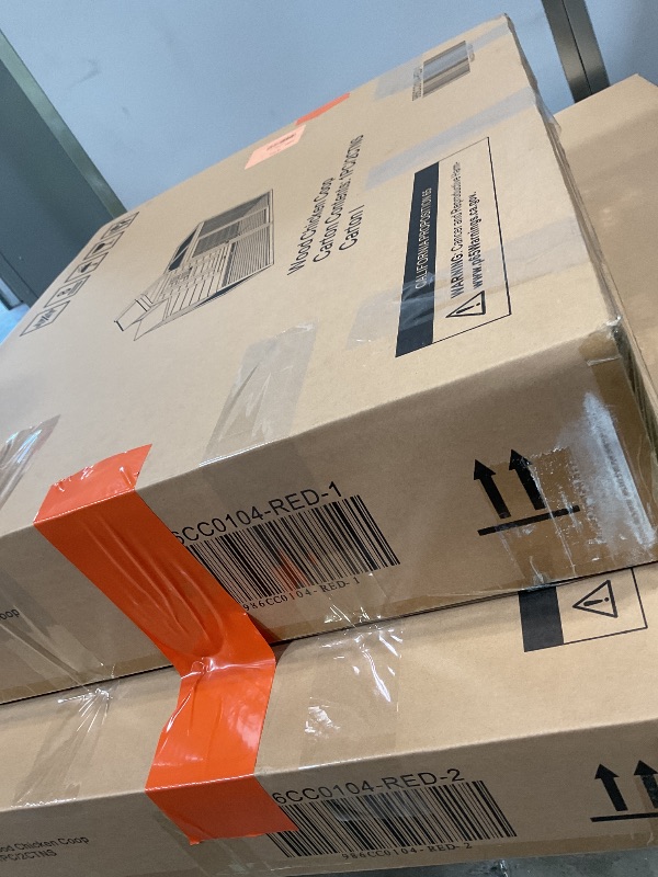 Photo 1 of **2 BOXES**Hanover Red Wood Chicken coop