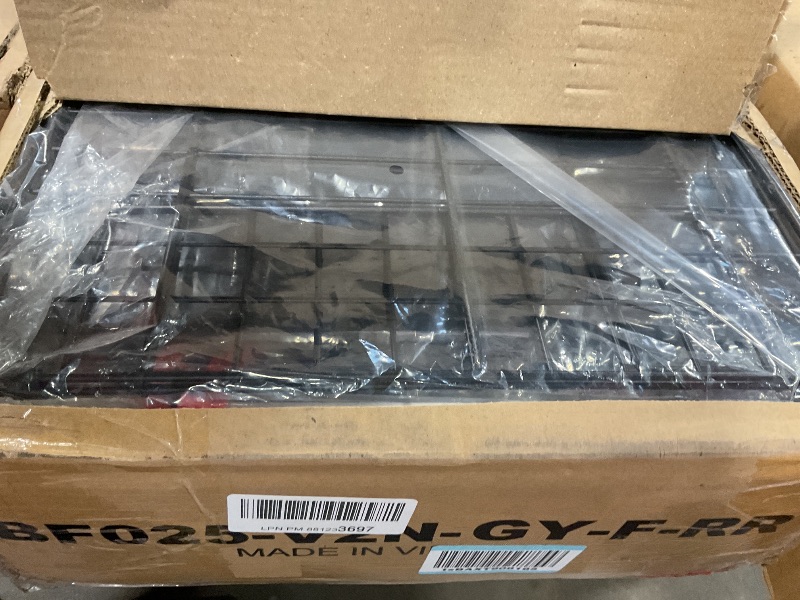 Photo 1 of *** PARTIAL SET***Rolanstar Bed Frame Full Size with Drawers and Charging Station, Upholstered Platform Bed with Storage Headboard and LED Light, Heavy Duty Metal Frame Support, No Box Spring Needed, Noise Free, Grey