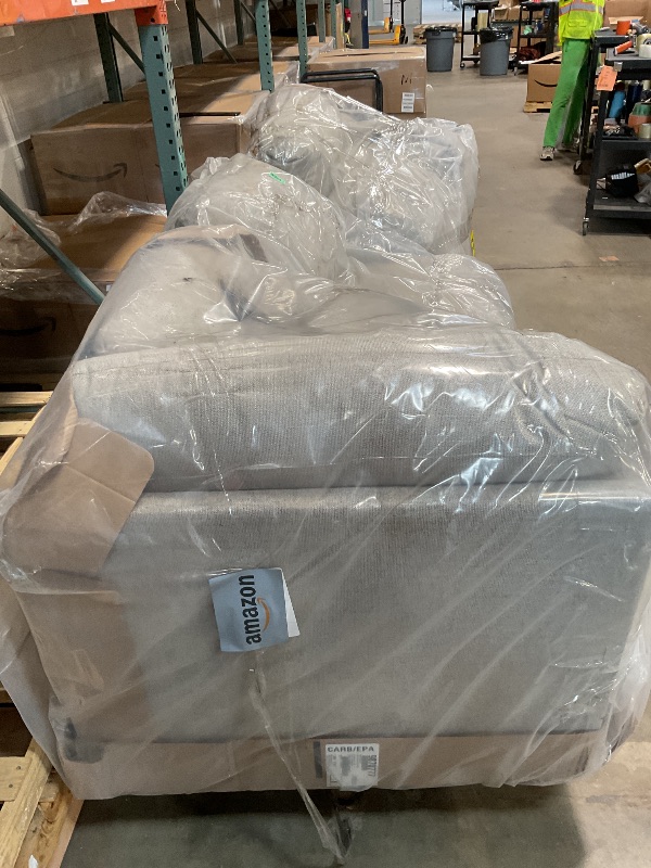 Photo 1 of *** MINOR DAMAGE/DIRTY FROM TRANSPORT***Signature Design by Ashley Kellway Casual 3-Piece Sectional Sofa with Loose Cushions and 4 Accent Pillows, Beige