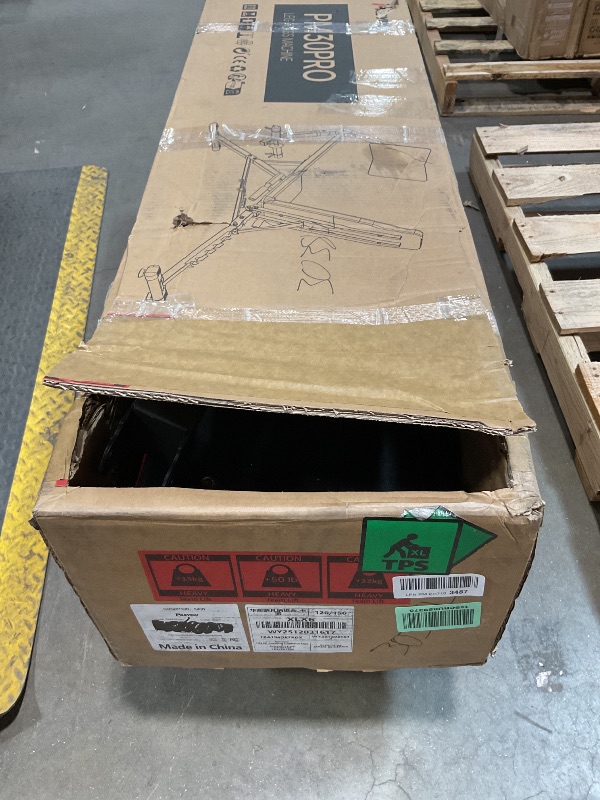 Photo 1 of *** USED/UNKNOWN MISSING PARTS***PASYOU Leg Press Machine for Home Gym – Adjustable Foot Plate Weight Bench with Leg Extension, Compact Footprint Workout Bench for Glutes, Quads & Hamstrings, Compatible with 1'' and 2'' Weight Plates