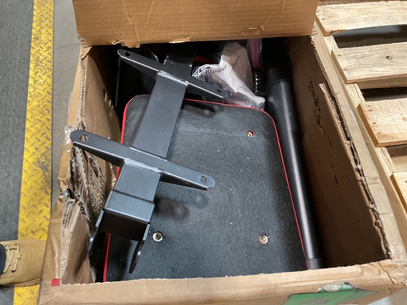 Photo 1 of *** USED/UNKNOWN MISSING PARTS***PASYOU Leg Press Machine for Home Gym – Adjustable Foot Plate Weight Bench with Leg Extension, Compact Footprint Workout Bench for Glutes, Quads & Hamstrings, Compatible with 1'' and 2'' Weight Plates