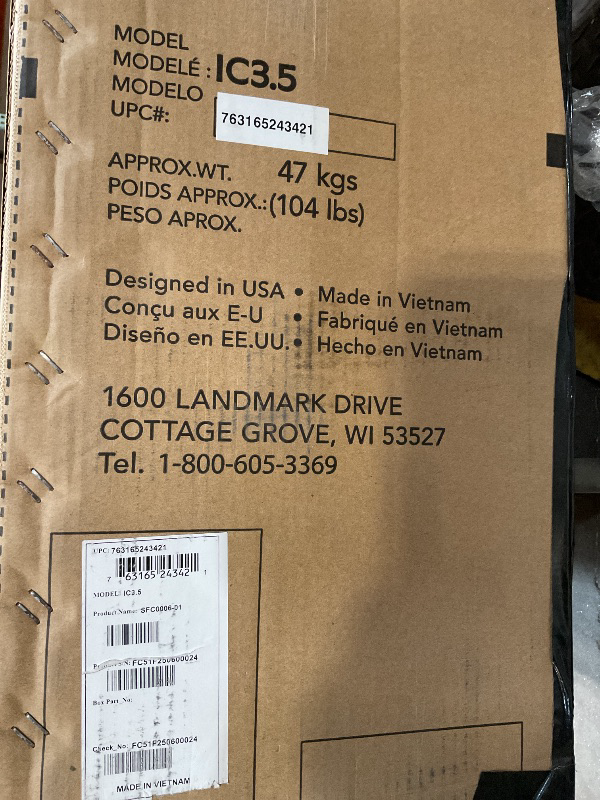 Photo 1 of ***FOR PARTS NON-FUNCTIONAL (ELECTRONIC COMPONENTS NON-FUNCTIONAL) *** Schwinn Fitness IC3.5 Indoor Cycling Bike - Amazon Exclusive