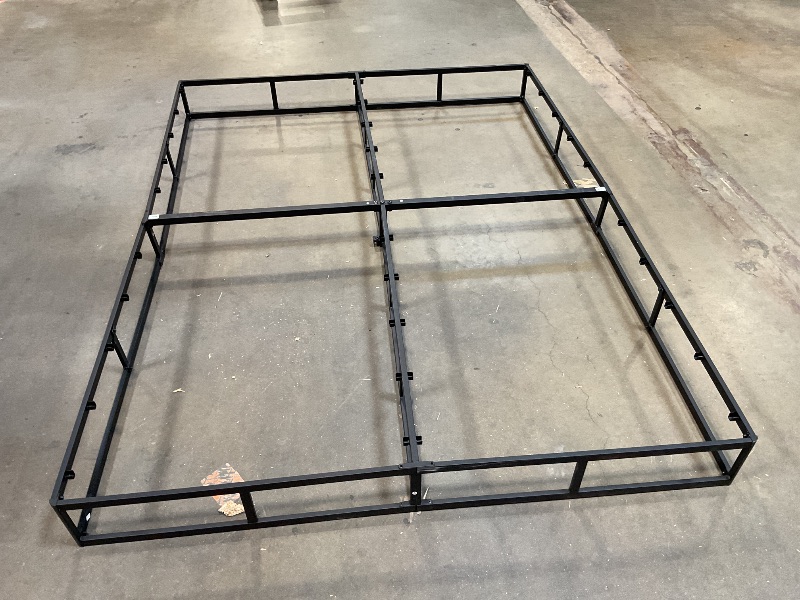 Photo 1 of *** STOCK PHOTO ONLY*** QUEEN SIZE METAL BOX FRAME ONLY/MISSING SLATS***