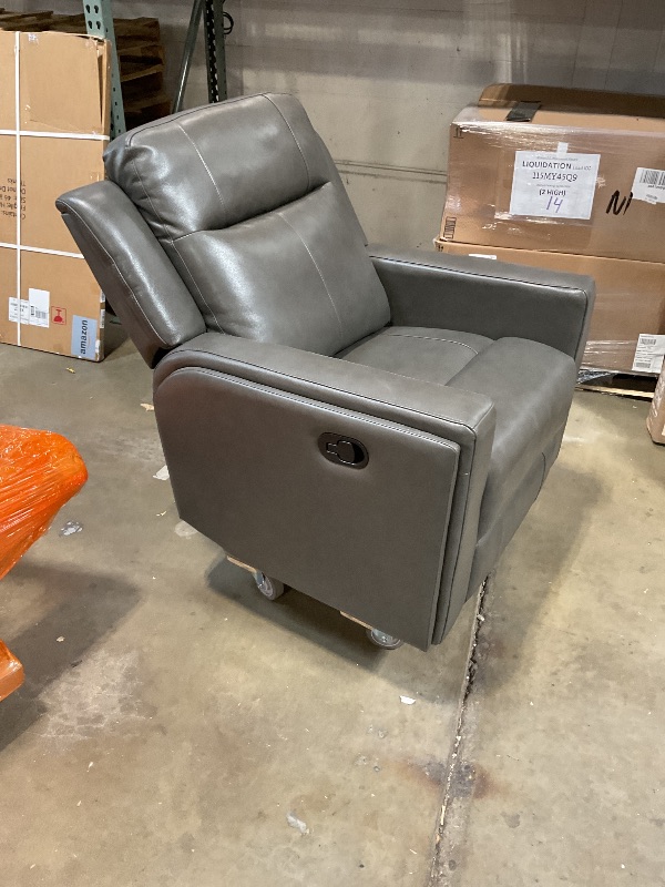 Photo 1 of *** STOCK PHOTO ONLY/USED*** GRAY RECLINER