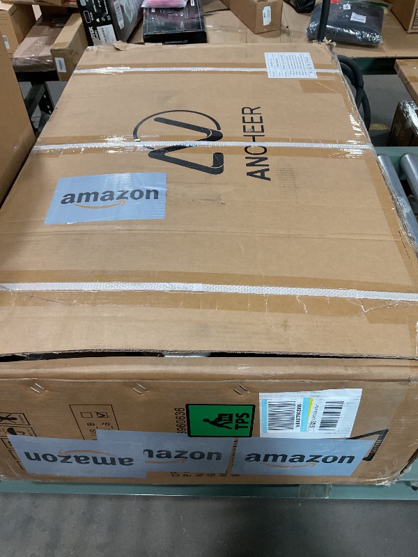 Photo 1 of ***FOR PARTS ONLY MISSING ASSEMBLY PIECES*** ANCHEER Elliptical Exercise Machine, Elliptical Trainer for Home Gym, Exercise Equipment 500Lbs Max Weight, Ultra-Silent Elliptical Machine, with Smooth 14 Resistance Levels & Pulse Rate Grips